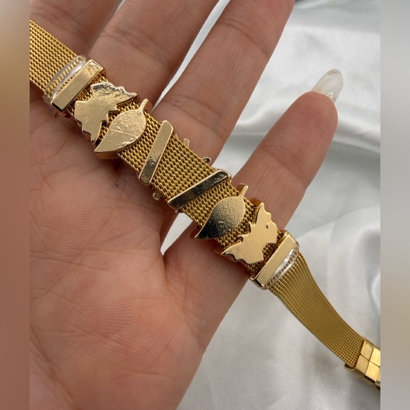 Popular charms Gold Butterfly flowers floral Bracelet - Picture 7 of 11